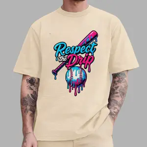 Respect The Drip -Baseball Streetwear Graphic Tee That Hits Different