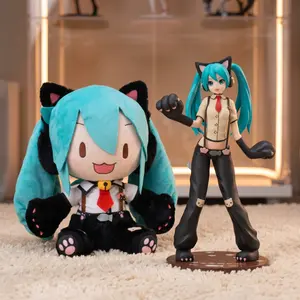23cm SPM Series Hatsune Miku Project DIVA Kitty Cat Nyanko Girl Collectible Figurine Official PVC Anime Figure Table Ornament Fan Collection Holiday & Birthday Gifts
