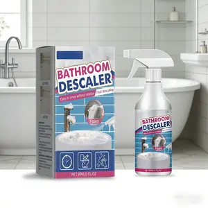 Bathroom Cleaner Spray, All-Purpose Limescale Remover for Shower, Tub & Sink, Dissolves Soap Scum & Hard Water Stains, Streak-Free Shine