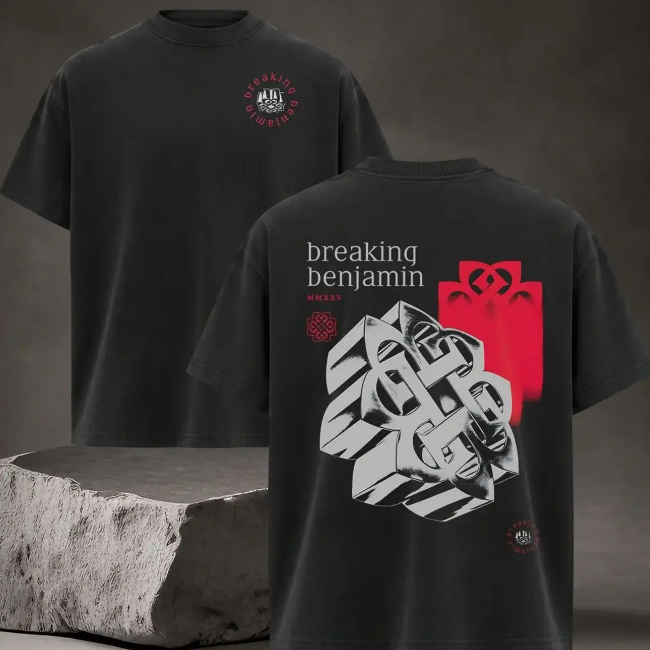 Breaking Benjamin Shirt Between The Buried And Me Vintage T-Shirts Metal Band Rock Tour Tee 90s Grunge Aesthetic Classic Rock Merch IFW