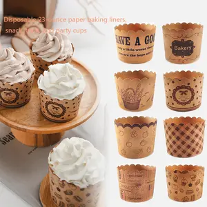 Heat Resistant Paper Cupcake Liners, 50/100 Count Baking Cups, Non-Stick Muffin Cake Mold, Kitchen Accessories for Baking & Serving, Accessories, Baking Supplies