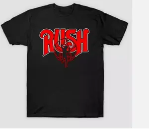 Rush Band T-Shirt Size S-6XL, All Colors, Gift for Women Men, Made In USA, US Size S-6XL, 100% cotton, Classic Fit, Unisex T-Shirt