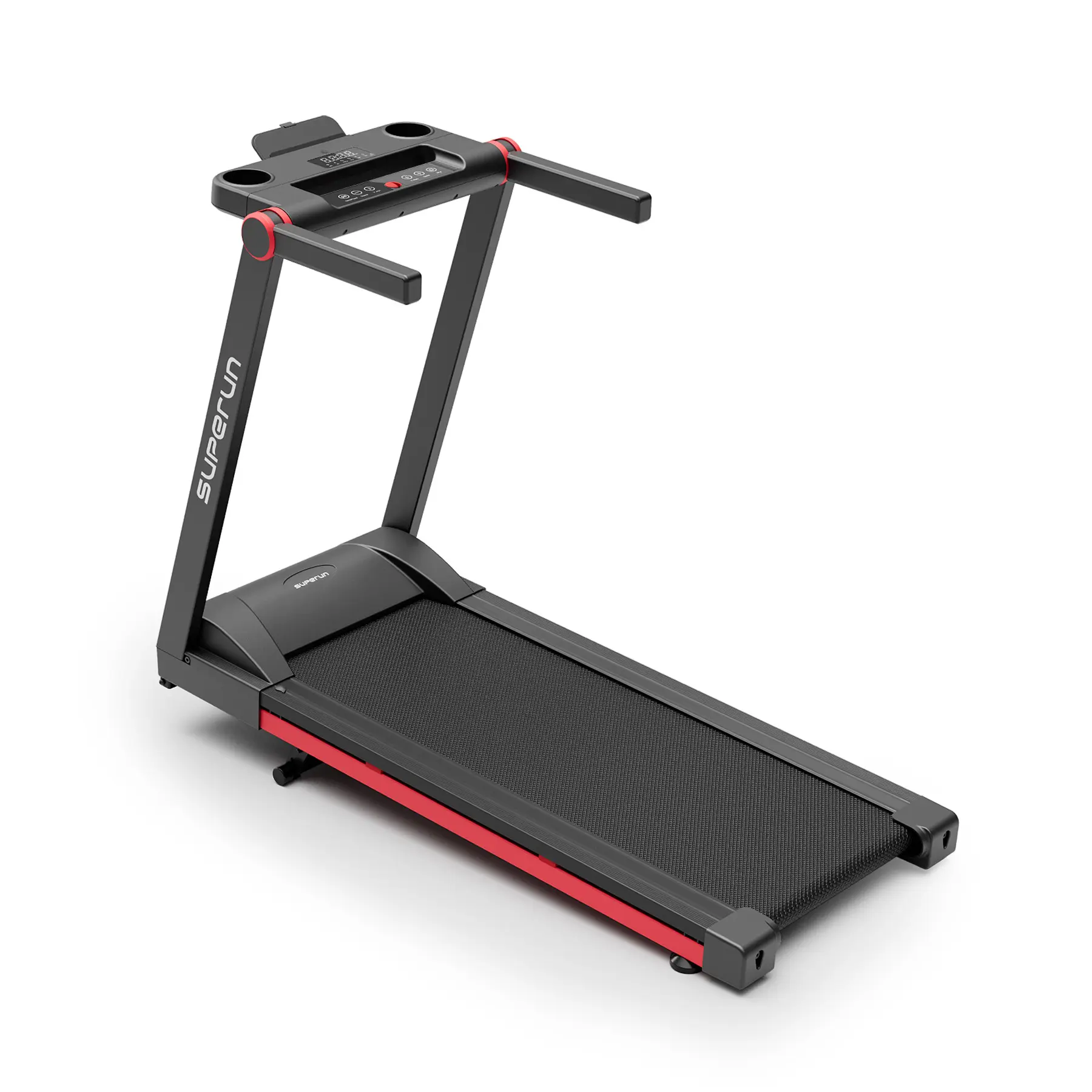 【Women‘s Month Deal 】DeerRun Q1 Walking Pad Under Desk Treadmill Wourkout From Home Office in LED with Wheels