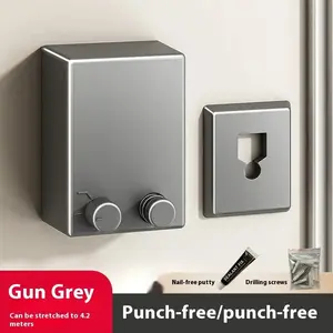 Punch-Free Wall-Mounted Clothesline