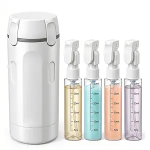4 in 1 Travel Dispenser Bottle,4 Pack 30ml Leak Proof Refillable Travel Size Toiletries Containers with Lock for Shampoo Conditioner,Shower Gel, Laundry Detergent,Suitable for Travel & Business Trips#SummerWins #DealsForYouDays