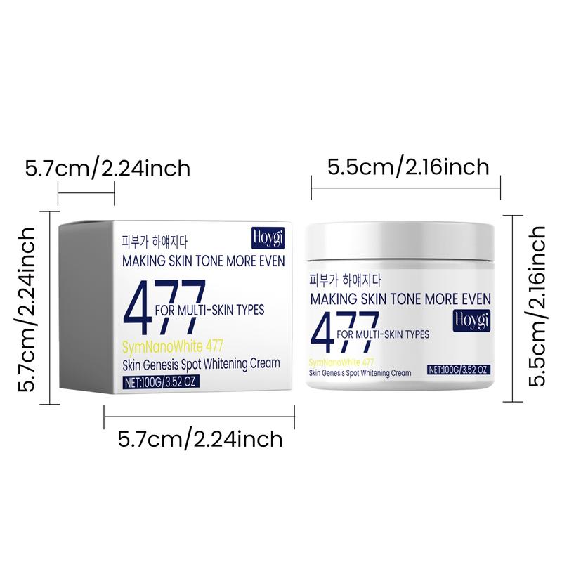 HOYGI Skin Genesis Spot Whitening Cream Brightening Firming Soothing - Niacinamide & Arbutin Dark Spot Corrector for Even Skin Tone