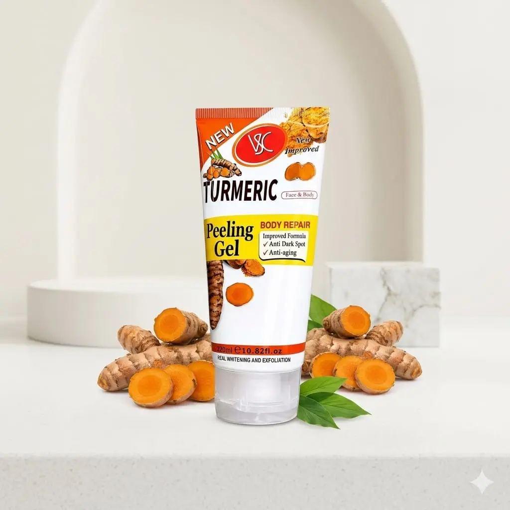 Golden Glow Turmeric Peeling Gel – Gentle Exfoliating Skin Polish for Smoother & Radiant-Looking Skin