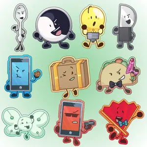 Inanimate Insanity Acrylic Keychains, BFDI Keychains for Personal Style, Cute Keychains for Bags and Keys