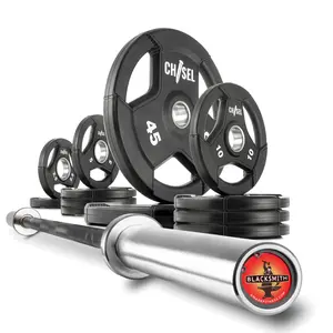 Chisel Olympic Weight Plates & Bar Set Builder