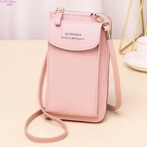 2026 New Women's Korean-Style Lightweight PU Leather Vertical Phone Bag, Multi-Functional Crossbody Purse with Adjustable Strap & Card Wallet, Daily Commuting Purse for Teen Girls, Ideal for Shopping & Travel