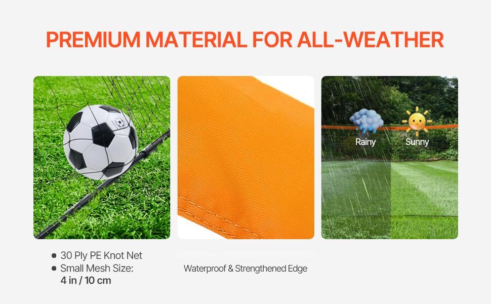 12 X 6 Ft Portable Soccer Goal For Kids, Backyard Training Net With Carry Bag, Sturdy Frame, Weather-Resistant Net, Easy Setup, Ground Stakes Included, Ideal For Outdoor Practice And Small-Sided Games 12 X 6 Ft Portable Soccer Goal For Kids, Backyard Training Net With Carry Bag, Sturdy Frame, Weather-Resistant Net, Easy Setup, Ground Stakes Included, Ideal For Outdoor Practice And Small-Sided Games