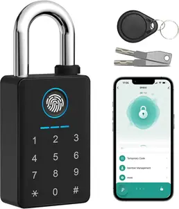 Duty Padlock with Key, Gate Lock with, Combination Lock for Fence, Gate, Shed, Unit, Pool, Locker, Tuya App