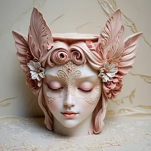 Angel Silicone Mold Resin Casting Mold Jewelry Casting Tools Suitable for Candle Plaster Handmade Soap Suitable for Spring Valentine's Day Father's Day Mother's Day Thanksgiving Birthday Gift DIY Crafts Mold