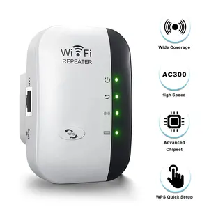 2026 WiFi Extender Signal Booster - 2.4GHz 300Mbps WiFi Booster for Home,Covers Up to 5000 Sq. ft and 50 Devices, Long Range Amplifier with Ethernet Port,Easy Setup