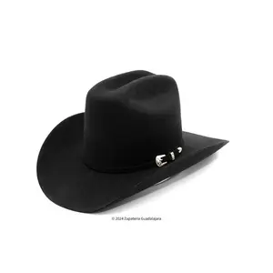 TENNEESEE 100X PATRON BLACK Cowboy Hat with Silver Accent and Classic Design