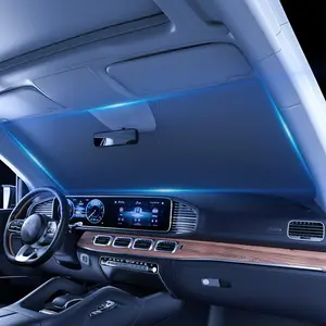 Portable Car Windshield Sunshade, Foldable Windshield Sun Umbrella, Car Exterior Accessories, Car Windshield Cooling Umbrella for Daily, Car Window Shades, Car Sunshade Windshield Outside