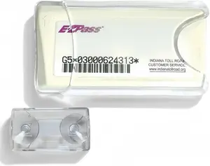 EZ Pass Holder for Windshield  2-Pack Suction Cup Mount  Only Fits EZ Pass Mini/IPass (3.7" x 1.9")  Requires Removing  Velcro