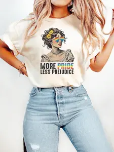 More Pride Less Prejudice Shirt, LGBTQ Shirt, Proud Ally Shirt, Pride Month Shirt, LGBTQ Sweatshirt, LGBTQ Gift,