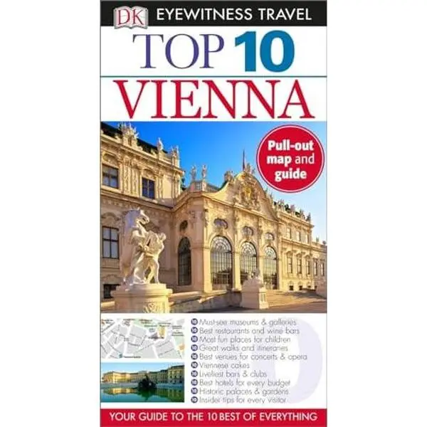 USED Book - Top 10 Vienna (Pocket Travel Guide) by DK Eyewitness (Paperback) - english
