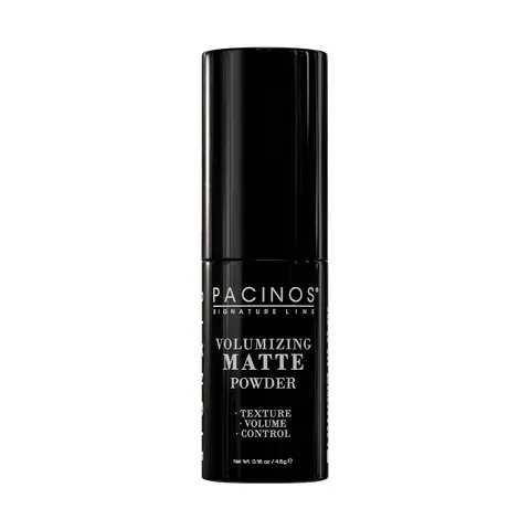 Pacinos Signature Line Texturizing Powder - Lightweight Tapioca Starch Haircare with Benzoic Acid, Anti-Thinning Volumizing Styling for US Adults' Thinning Locks, Adds Volume, Natural Messy Texture, Oil Control, All-Day Hold, Matte Finish
