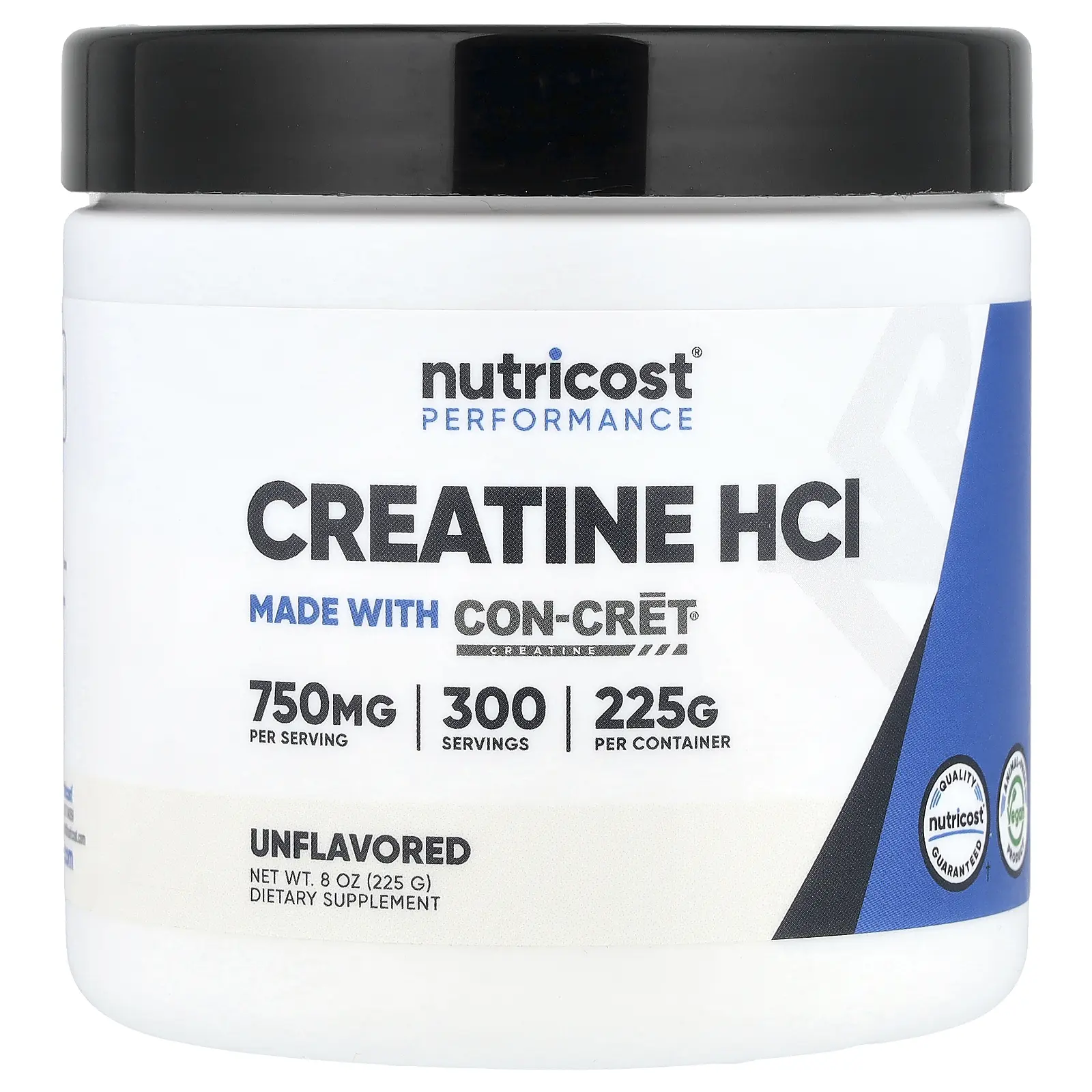 Nutricost Creatine HCl, Unflavored, 8 oz (225 g)