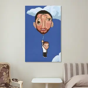 Miller Poster, 'Finer Than A Winery' Print, Mac pixel art mine Hip Hop Wall Art