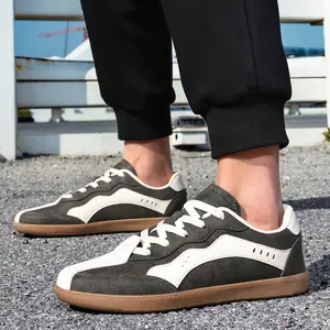 Men’s Retro Versatile German Trainer Sneakers – Soft Sole, Breathable, Sports & Casual