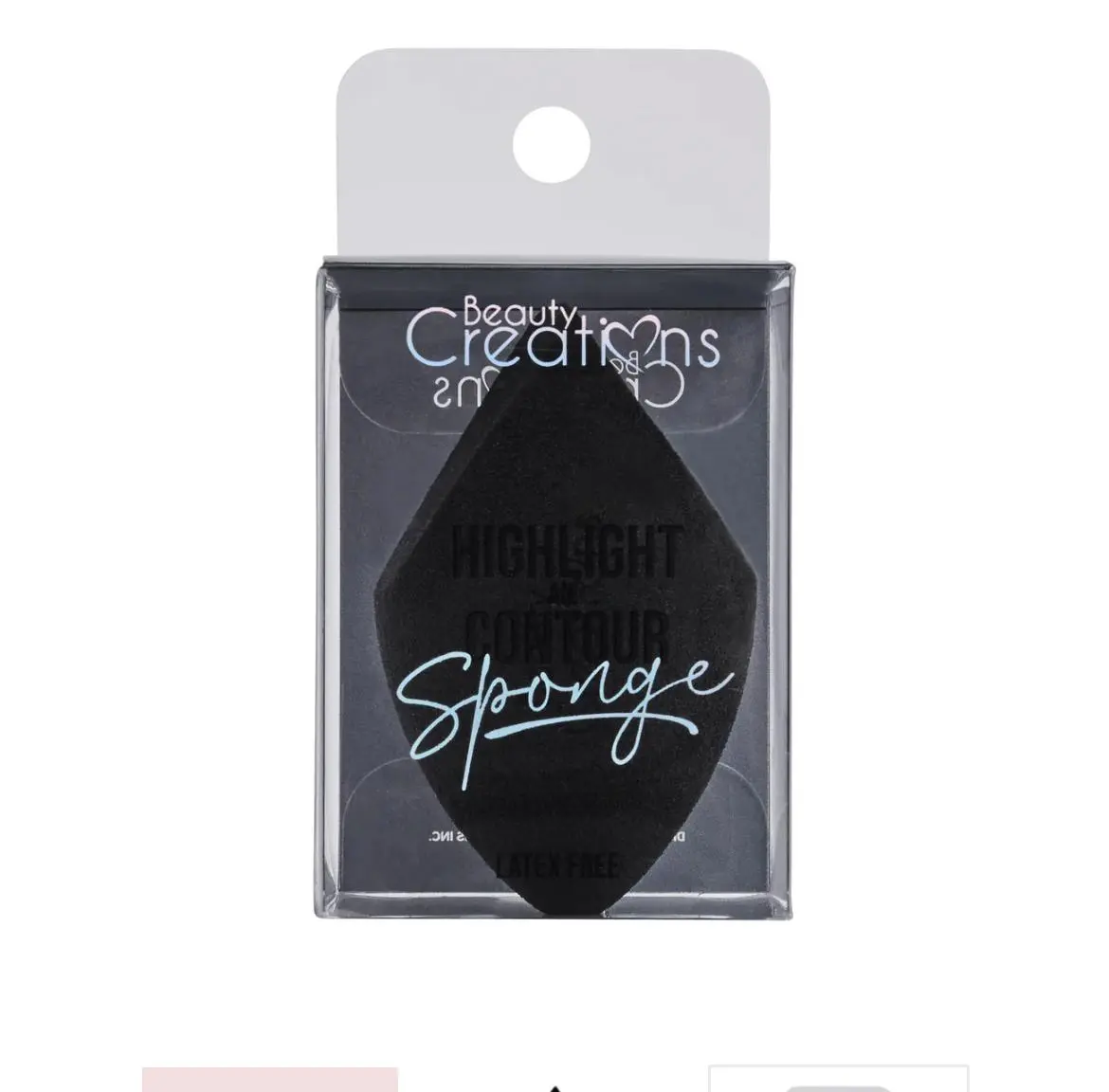 Beauty Creations Highlight & Contour Sponge - Multicolor Cosmetic Tools for Smooth Application, Latex Free, Wet/Dry Use, US