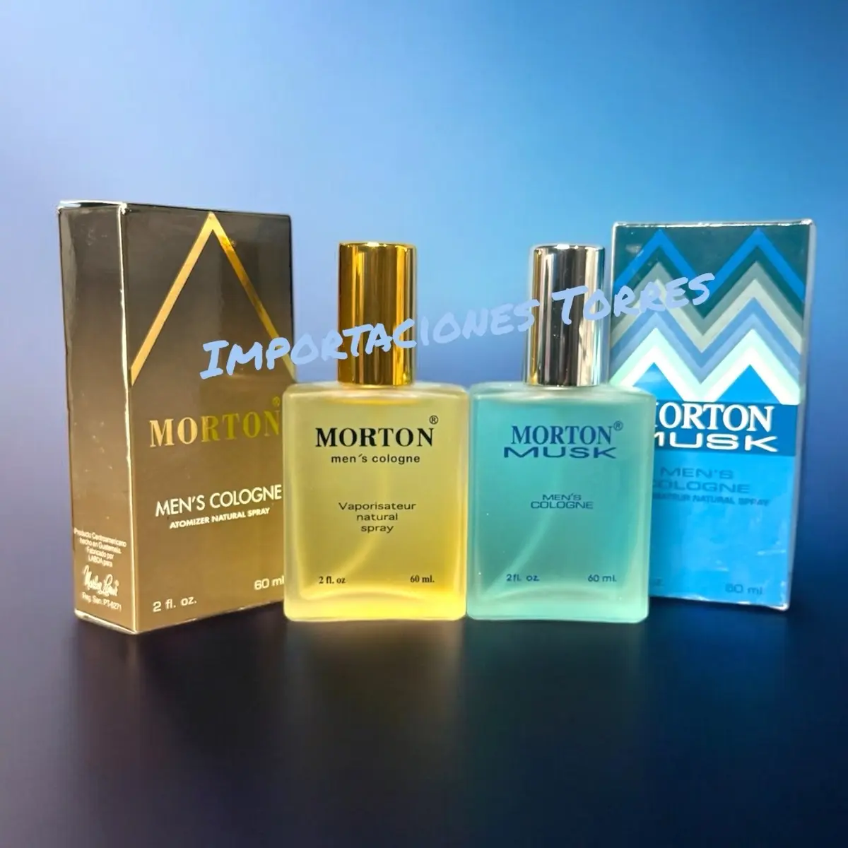 Morton Original and Musk Men’s Cologne Set of 2 or Individual By Marlen Lamur 60ml/2oz each