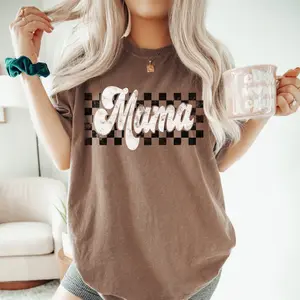 Checkered Mama Shirt, Retro Mama Shirt, Mother’s Day Gift, Mom Life Shirt, Motherhood Shirt, Mom Sweatshirt, Mom Gift, Gifts, Personalized Gifts, Gifts for Mom, Birthday Gifts, Mother's Day Gifts, Happy Mothers Day, Mothers Day Shirt, Gifts for Wife