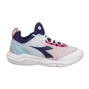diadora Womens Speed Blushield Fly 4 Plus Ag Tennis Sneakers Shoes - White
