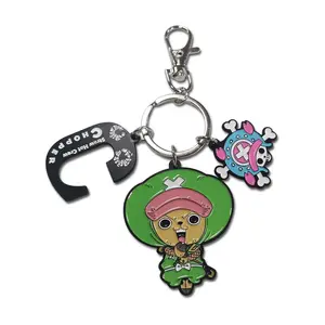 One Piece - Chopper Wano Version SD With Icon Three Charm Keychain