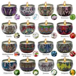 16 Pack Scented Candles Gifts for Women 2.5oz 320 Hour Long Lasting Burning for Mothers day, Birthday, Christmas day, Home Decoration