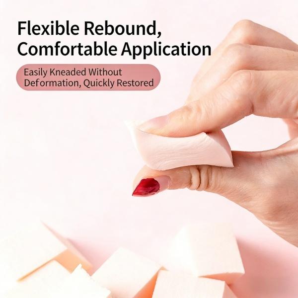 MINISO SBR Special Shape Makeup Puffs 15PCS, Wet & Dry Use Soft Cosmetic Sponges, Foundation Concealer Blending Beauty Tools for Face Makeup, Soft and Long-Lasting Daily Beauty Essentials MINISO SBR Special Shape Makeup Puffs 15PCS, Wet & Dry Use Soft Cosmetic Sponges, Foundation Concealer Blending Beauty Tools for Face Makeup, Soft and Long-Lasting Daily Beauty Essentials