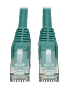 Tripp Lite TRL-N201-025-GN 25 ft. Cat6 Gigabit Snagless Molded Patch Cable with RJ45 Male-Male, Green