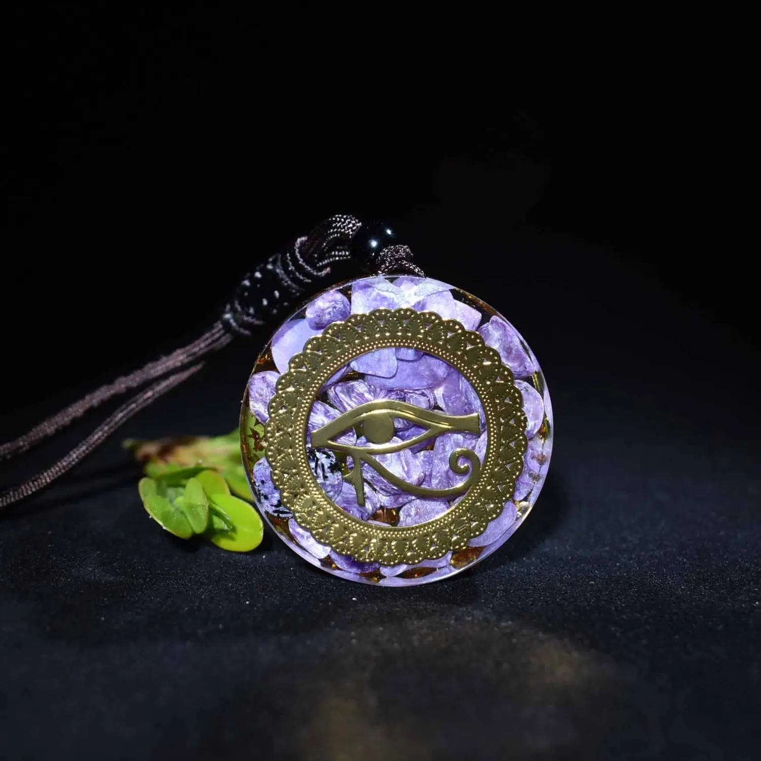 Tree Of Life Orgonite Pendant Necklace Natural Turquoise Crystal Healing Pendant necklace