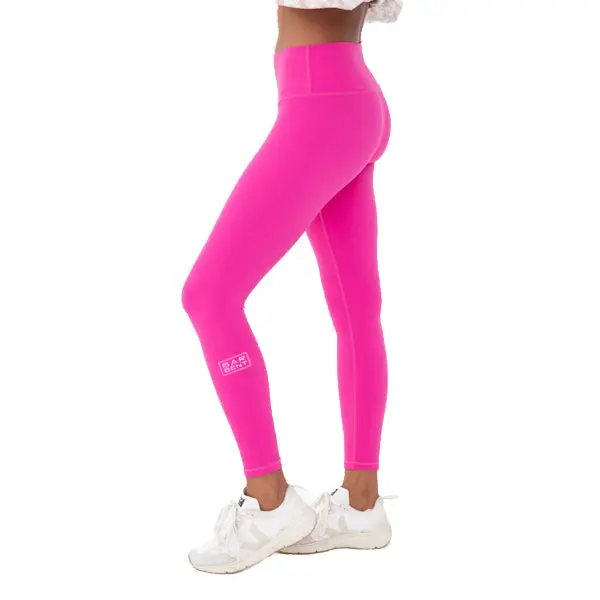 Women's Basic Capri Leggings - Pink