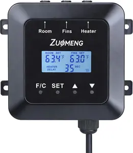 Cooler Control Compatible with CoolBot for Window AC Unit, Smart Temperature Control for DIY Walk-in Cooler, 33°F–65°F Adjustable for Meat, Garden Produce, Flowers, and Drinks