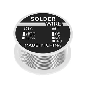 1pc High-Quality 0.8mm Soldering Wire Roll, Electronics Repair Welding Tool, Pure Copper Titanium Alloy, No Battery Needed, Industrial Hardware