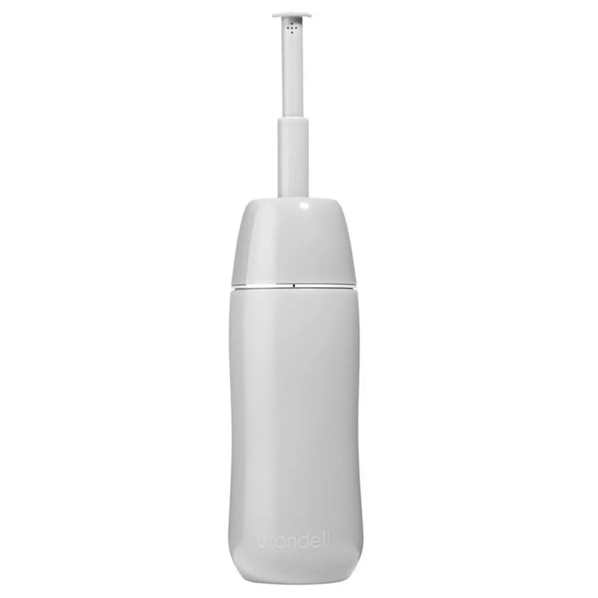 Brondell GoSpa White Plastic Travel Bidet - Compact Portable Unit with Drawstring Bag, On-Demand Spray, Cool/Warm Water Rinse for Boating, Water Sports, Cool Or Warm Water Rinse