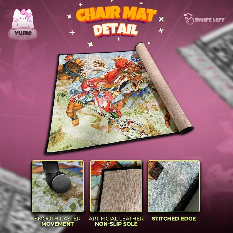 Jujutsu Kaisen Gojo & Geto Gaming Mouse Pad, Black and White Anime Desk Mat, Sorcerer Battle Pad, Stylish Manga Gift, Gojo Satoru Desk Mat