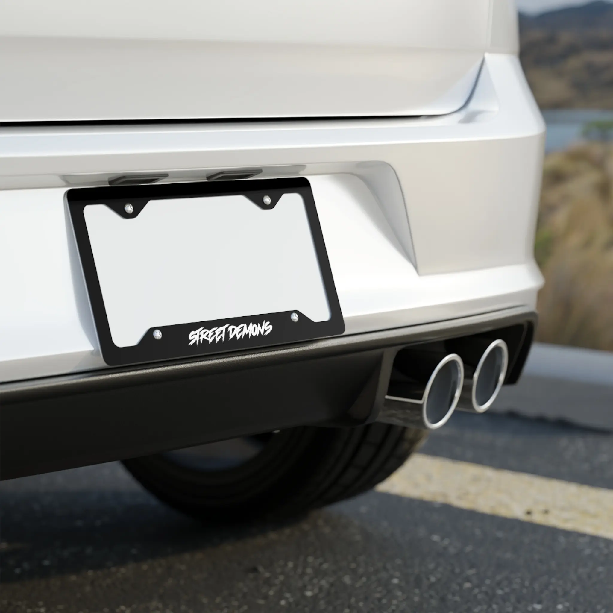 Street Demons MEDEL License Plate Frame | Automotive Accessory