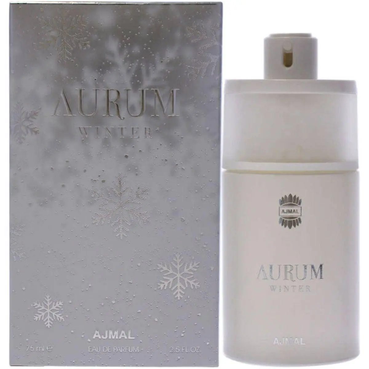 Ajmal Aurum Winter Women's EDP - 2.5 fl oz Oriental Floral Aromatic Feminized Fruity Packaged Fragrance Women's Fragrance, Infused with Amber Musk, Citrus Moss, Long-Lasting for Casual Wear, New in Box, Aromatic Women's Fragrance