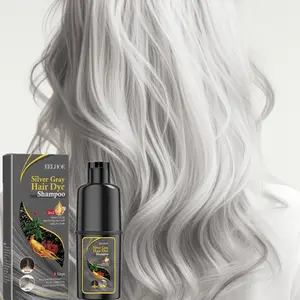 3.38 oz Silver Grey Hair Dyeing Shampoo | Herbal formula, gentle and non irritating, moisturizes the scalp, suitable for all hair types, easy to change hair color - hair products, dyes, Haircare