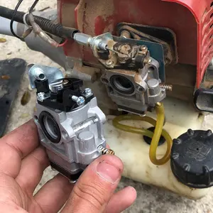 11mm Carburetor For 40CC 43CC 49CC 2-Stroke Pocket Bike Scooter Brushcutter Carb Trimmer Cutter Chainsaw Motorcycle Accessories