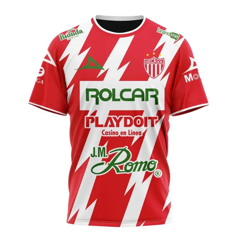 LIGA MX Club Necaxa Personalized 2025 Home Kits. Gifs For Men