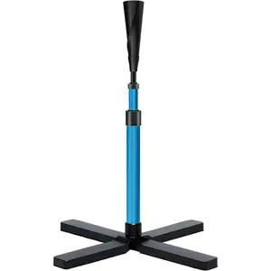 Portable Batting Tee for Baseball/Softball, Height Adjustment from 25- inches, Heavy Duty Baseball Tee with Detachable Rubber Top, Easy Assembly Hitting Tee for /Youth/Adults