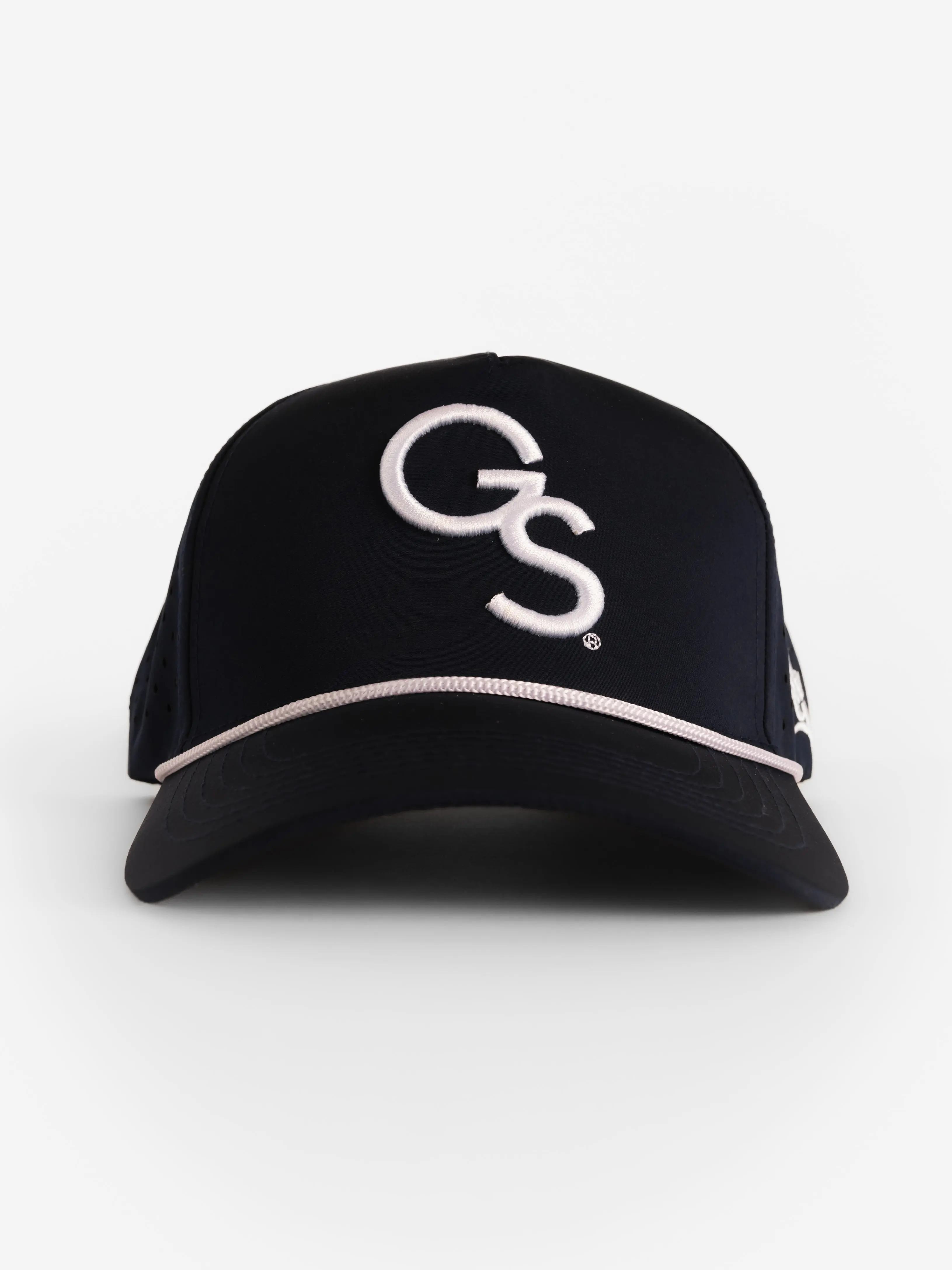 Georgia Southern Unisex | "White GS Roped" White Moisture Wicking Hat