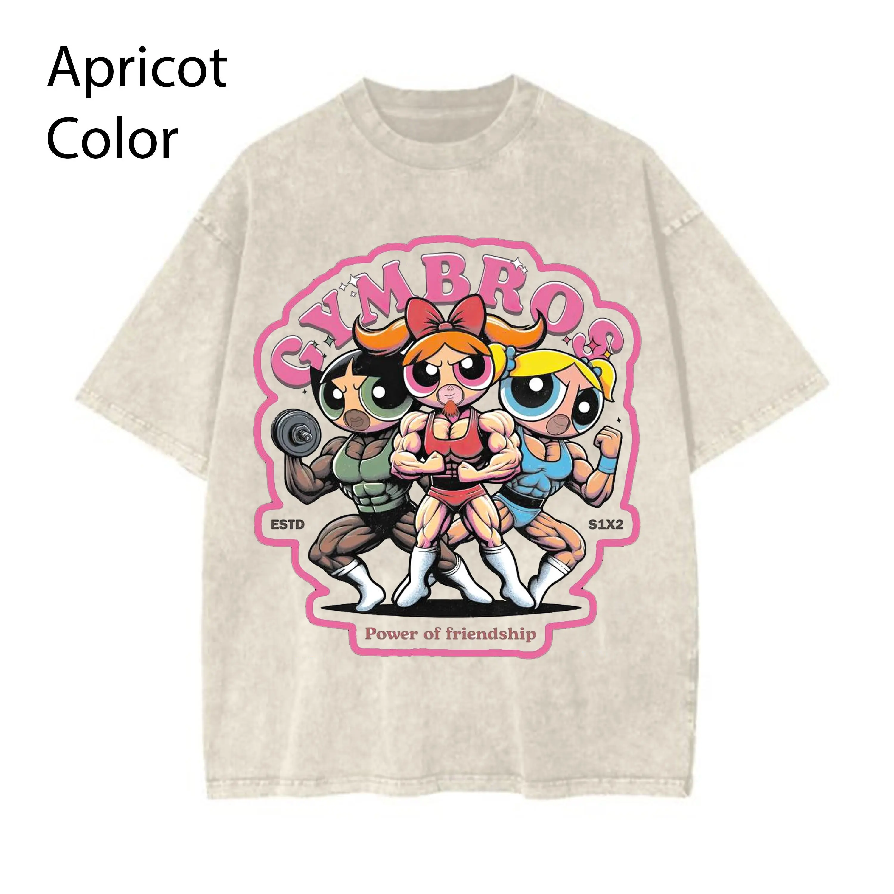 #Powerpuff Of Friends Strong Girls T-Shirt, Y2K #Powerpuf Fitness, Workout Shirt, Trending 2025, Weightlifters, Bodybuilding Shirt, Pump Cover Gym Tee for Men Women, Youth & Adult