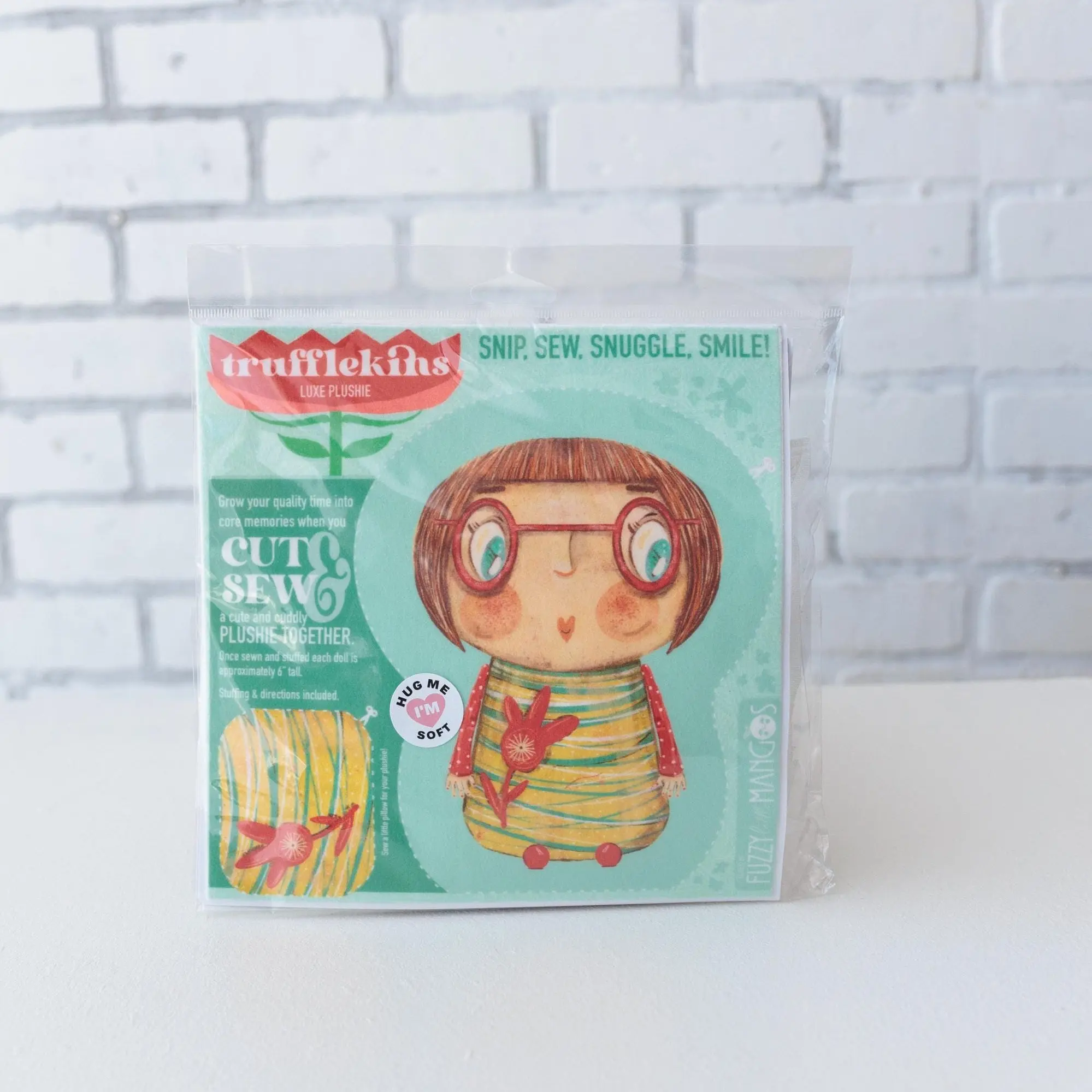 DIY Plushie Sewing Kit Trufflekins Doll Craft Kit for Beginners and Creative Adults